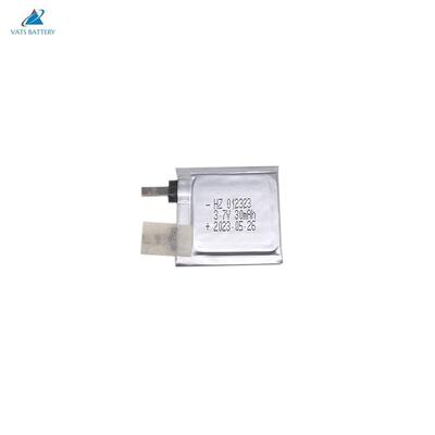 ซื้อ OEM ODM แบตเตอรี่ลิโพแบบบางพิเศษ Pouch 012323 30mAh 3.7V แบตเตอรี่ลิเธียมไอออน online manufacture
