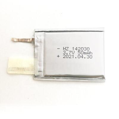 ซื้อ แบตเตอรี่ลิโพบางพิเศษสำหรับของเล่น 142030 3.7v 50mah แบตเตอรี่ลิเธียมโพลิเมอร์ หนา 1.4 มม. online manufacture