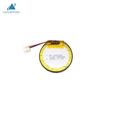 주문 403736 원형 리포 배터리 495mAh 3.8V 맞춤형 리포 배터리 무료 샘플 online manufacture