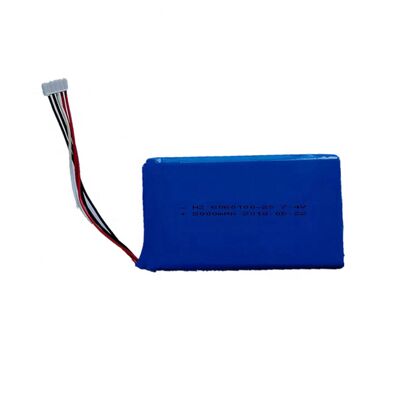 buy Big Capacity Li Polymer Battery Pack 7.4V 5000mAh 6060100 Rechargeable online manufacture
