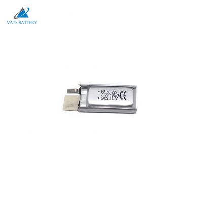 خرید باتری لیتیوم پلیمری قابل شارژ 130 میلی آمپر ساعتی 3.7 ولت 601225 دارای گواهی CE online manufacture