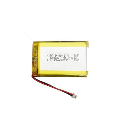 購入 503450 ポリマー リチウム バッテリー 1000mAh 3.7V リポリマー バッテリー フット バッテリー オンライン製造