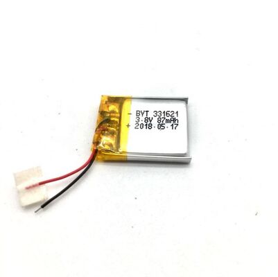 comprare 331621 Batteria agli ioni di litio da 3,8V 87mAh con durata di 500 cicli e garanzia di 12 mesi fabbricazione online