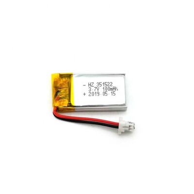 Beli Kualitas 3.7V 100mAh Li Polymer Battery 351522 Model dapat diisi ulang untuk headset dan elektronik online manufacture