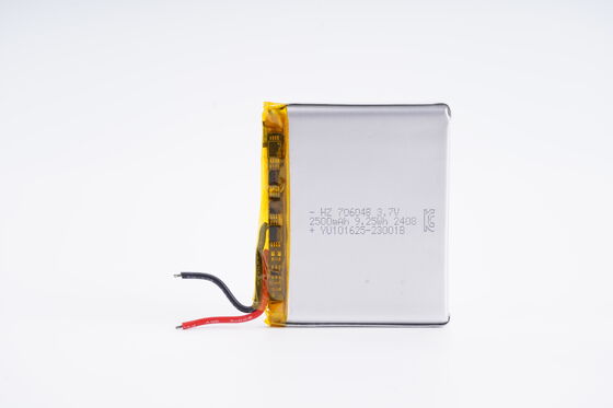 Buy 3.7V 2500mAh 706048 Lithium Polymer Battery HZ706048 Li-Po Cell For Shared Bike Lock GPS Digital Medical Beauty Devices online manufacture