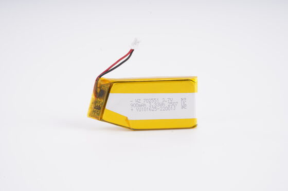 خرید 702551 3.7V 900mAh Premium Li-Po لیتیوم پلیمر باتری شارژ مجدد با حفاظت از PCB تولید آنلاین