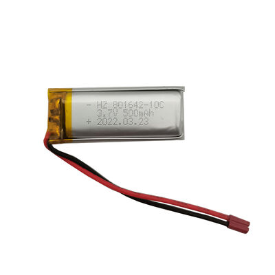 Buy 801642 3.7V 500mAh 10C High Discharge Lipo Battery Reliable Lithium Polymer Battery For Drones Gadgets online manufacture