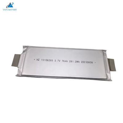 Buy 76Ah 3.7V Large Format NCM Pouch EV Lithium Ion Power Battery Pack online manufacture