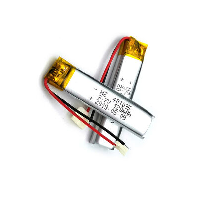 buy 3.7V 120mAh li polymer battery 401035 for wearable wireless electronics online manufacture