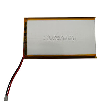 Buy 10000mAh 3.7V Li Polymer Battery 1260100 Rechargeable Lithium Ion Battery Cell online manufacture