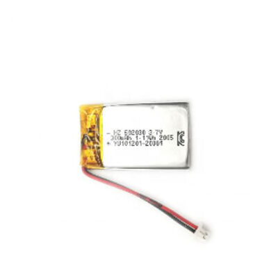 Buy 602030 300mAh 3.7V Li Polymer Battery for Small Wearable & Smart Devices online manufacture