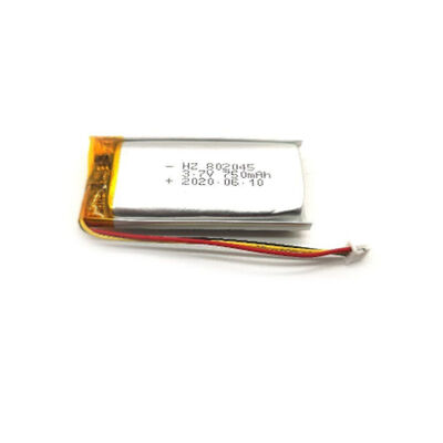 buy 802045 3.7V 750mAh Li Polymer Rechargeable Battery For GPS Tracker Wearable Devices online manufacture