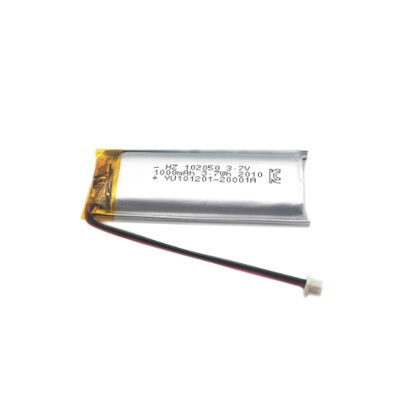 buy 3.7V 1000mAh 102050 Rechargeable Li Polymer Battery For Wearable Smart Devices online manufacture