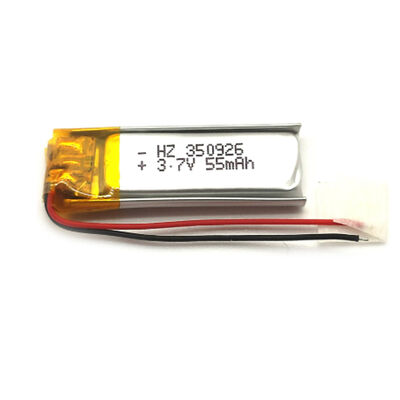 buy HZ350926 3.7V 55mAh Rechargeable Li Polymer Battery For Wearable Devices online manufacture