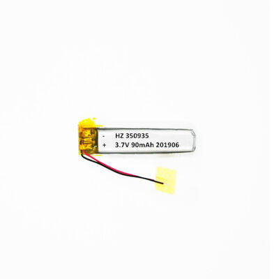 Buy 350935 90mAh 3.7V Li‑Polymer Battery for Small Wearable Consumer Electronics online manufacture