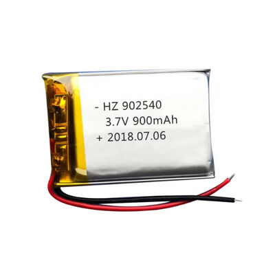 buy 902540 3.7V 900mAh Rechargeable Li Polymer Battery With PCB Protection online manufacture