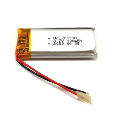 comprar Celda de batería de polímero de litio de 3.7V 400mAh 701738 para plantillas inteligentes y electrónica de consumo pequeña Fabricación en línea