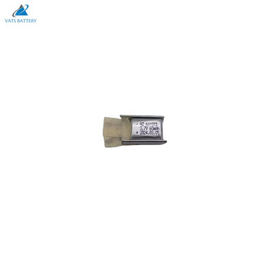خرید 601015 3.7 ولت 60 میلی آمپر ساعت باتری لیتیوم پلیمری کیسه‌ای قابل شارژ برای دستگاه‌های هوشمند کوچک تولید آنلاین