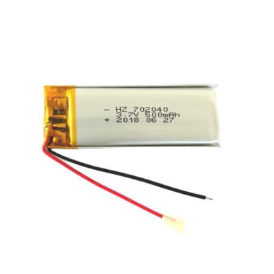 ซื้อ HZ702040 แบตเตอรี่ลิเธียมโพลิเมอร์ 3.7V 600mAh แบบถุงสำหรับอุปกรณ์อิเล็กทรอนิกส์สำหรับผู้บริโภค ปรับแต่งได้ การผลิตออนไลน์