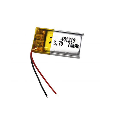 comprar HZ451219 3.7V 70mAh Batería de Polímero de Litio Recargable Lipo para Electrónica Pequeña TWS Fabricación en línea