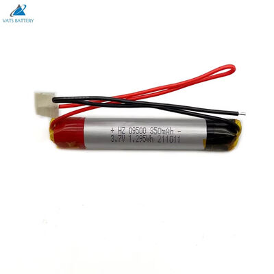 kopen 09500 3.7V 350mAh 3A cilindrische lithium-polymeerbatterijcel voor zaklamp online vervaardiging