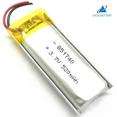 comprar capacidad de encargo recargable de la célula de Lipo de la batería del polímero de litio de 801740 3.7V 500mAh alta Fabricación en línea