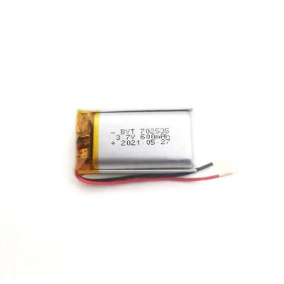 buy 702535 3.7V 600mAh Lithium Polymer Battery Rechargeable Long Cycle Life OEM ODM online manufacture