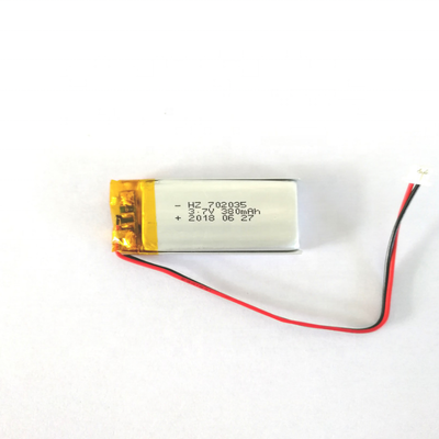 acheter 702035 3.7V 380mAh batterie au lithium polymère rechargeable haute capacité approvisionnement d'usine fabrication en ligne