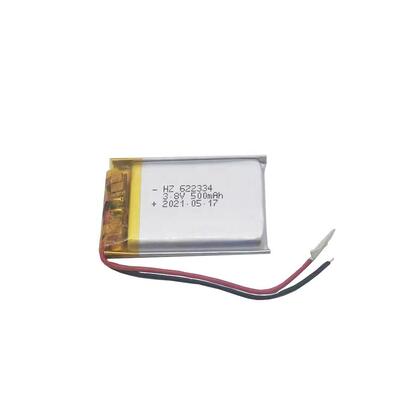 buy 622334 3.8V 500mAh Lithium Polymer Battery Rechargeable High Capacity Factory Supply online manufacture
