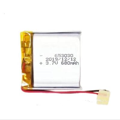 satın almak 653030 3.7V 680mAh Lityum Polimer Pil Şarj Edilebilir Yüksek Kapasiteli Fabrika Tedarik Çevrimiçi üretim