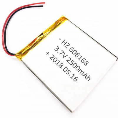 買う 606168 3.7V 2500mAh リチウム ポリマー電池充電式 OEM ODM 注文の Lipo セル オンライン製造