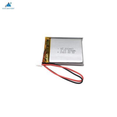 kopen 603443 3,7 V 900 mAh lithium-polymeerbatterij, oplaadbaar, fabriekslevering, klasse A-cel online vervaardiging