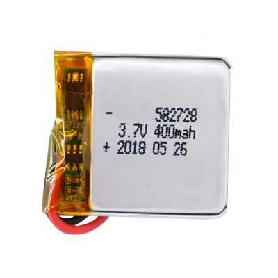 acquistare Capacità elevata delle cellule di Lipo su ordinazione ricaricabili della batteria ai polimeri di litio 582728 3.7V 400mAh fabbricazione online