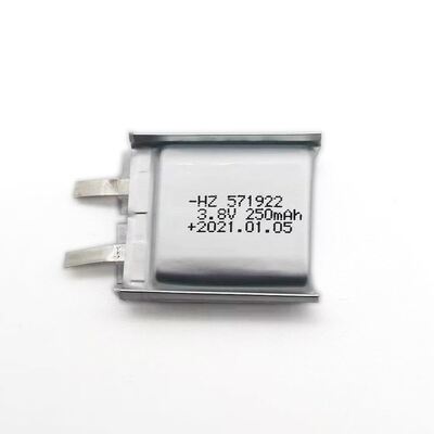 comprar 571922 célula recargable del grado A de la fuente de la fábrica de la batería del polímero de litio de 3.8V 250mAh Fabricación en línea