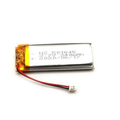 acquistare Capacità elevata delle cellule di Lipo su ordinazione ricaricabili della batteria ai polimeri di litio 501645 3.7V 300mAh fabbricazione online