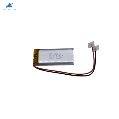 kaufen 452045 3,7 V 400 mAh Lithium-Polymer-Akku, wiederaufladbare Fabrikversorgungszelle der Güteklasse A Online-Herstellung