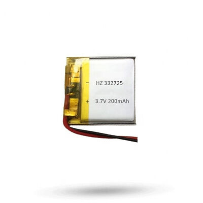 αγορά 332725 3,7V 200mAh Λιθίου Πολυμερής Επαναφορτιζόμενη μπαταρία OEM ODM Custom Lipo Cell διαδικτυακή κατασκευή