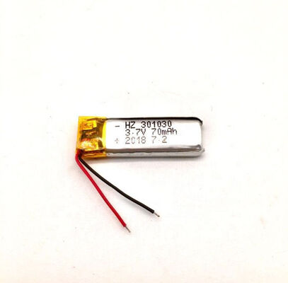 membeli 301030 3.7V 70mAh Baterai Lithium Polymer Isi Ulang Sel Kelas A Umur Panjang pembuatan online