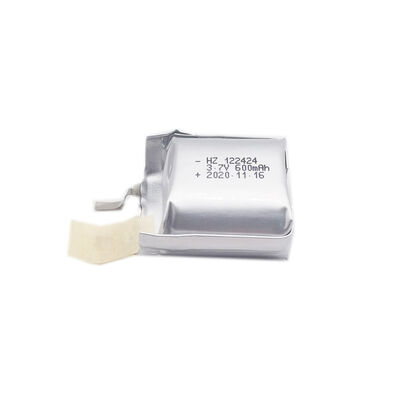 buy 122424 3.7V 600mAh Lithium Polymer Battery Rechargeable OEM ODM Custom Lipo Cell online manufacture