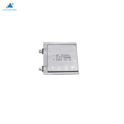 membeli 123030 3.7V 80mAh Baterai Lithium Polymer Isi Ulang Pasokan Pabrik Sel Kelas A pembuatan online