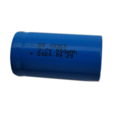 kupić 18350 3,7 V 900 mAh Cylindryczny akumulator litowo-polimerowy, akumulator klasy A, długi cykl produkcja online