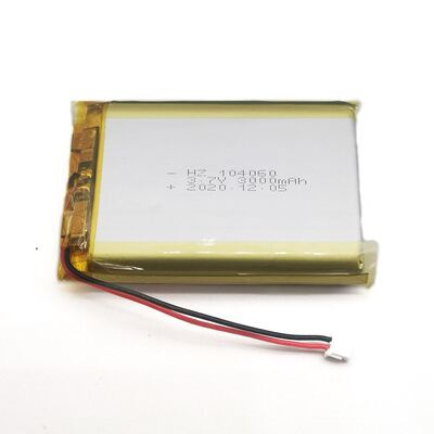 কিনতে 104060 3.7V 3000mAh লিথিয়াম পলিমার ব্যাটারি রিচার্জেবল গ্রেড A সেল দীর্ঘ সাইকেল লাইফ অনলাইনে উৎপাদন