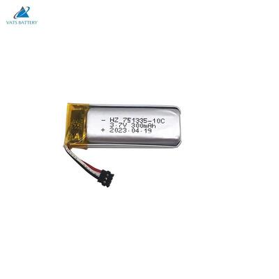 buy 751335-10C 3.7V 300mAh Lithium Polymer Battery Rechargeable Factory Supply Grade A Cell online manufacture