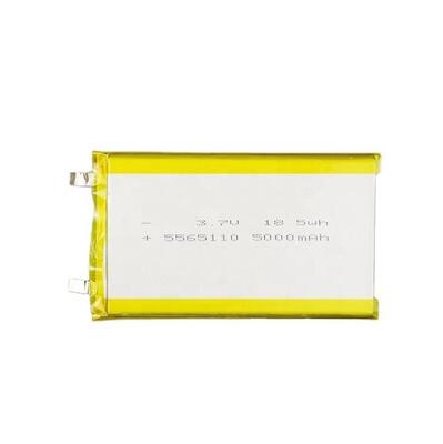comprar 5565110 pilha feita sob encomenda recarregável de Lipo do ODM do OEM da bateria de polímero de lítio de 3.7V 5000mAh Fabricação em linha