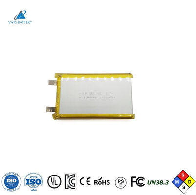 comprar 855085 de alta capacidade feita sob encomenda recarregável da pilha de Lipo da bateria de polímero de lítio de 3.7V 4000mAh Fabricação em linha