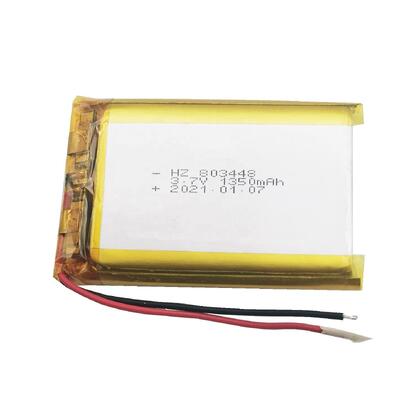buy 803448 3.7V 1350mAh Lithium Polymer Battery Rechargeable Grade A Cell Long Cycle Life online manufacture