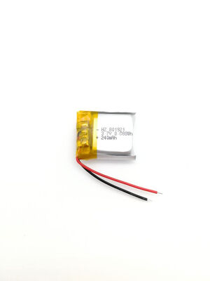 يشتري 801921 3.7V 240mAh بطارية ليثيوم بوليمر قابلة للشحن OEM ODM خلية ليبو مخصصة تصنيع عبر الإنترنت
