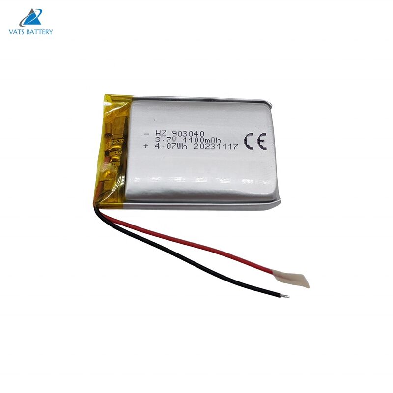 1100mAh 3.7V Lipo Battery Pack for Electronics